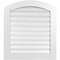 Ekena Millwork Arch Top Surface Mount PVC Gable Vent: Non-Functional, w/ 3-1/2"W x 1"P Standard Frame, 30"W x 32"H GVPAR30X3201SN - alternate 1